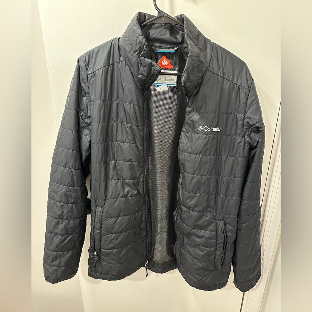 Columbia Men's Charcoal Puffer Jacket